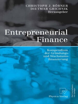 cover image of Entrepreneurial Finance